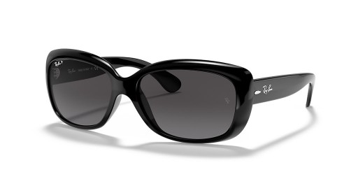 Ray-Ban RB4101 Jackie Ohh M (58 - 17) / Gri lensler ve Siyah çerçeve Güneş Gözlüğü