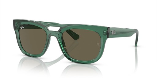 Ray-Ban RB4426 Phil Biyo Bazlı L (54-21) / Kahverengi lensler ve Yeşil çerçeve Güneş Gözlüğü