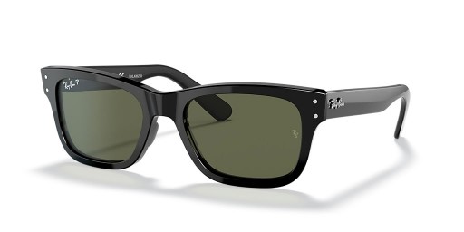 Ray-Ban RB2283 Burbank XL (55 - 20) / Yeşil lensler ve Siyah çerçeve Güneş Gözlüğü