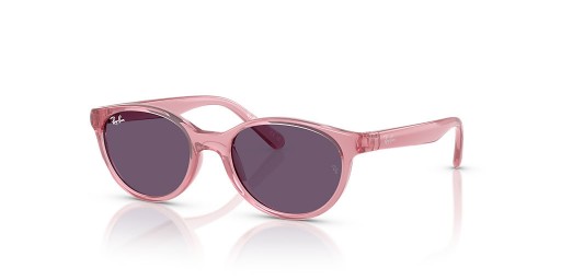 Ray-Ban RB9080S Çocuk Biyo Bazlı S (45 - 16) / Mor lensler ve Pembe çerçeve Güneş Gözlüğü