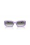 Ray-Ban RB4395 Kiliane Biyo Bazlı M (54-21) / Gri lensler ve Mor çerçeve Güneş Gözlüğü