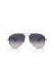 Ray-Ban RB3825 Eski Havacı XL (58-14) / Mavi lensler ve Gümüş çerçeve Güneş Gözlüğü