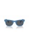 Ray-Ban RB2140F Orijinal Wayfarer Değişim L (52-22) / Gri lensler ve Mavi çerçeve Güneş Gözlüğü