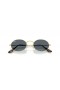 Ray-Ban RB3547N Oval Düz Lensler M (51 - 21) / Mavi lensler ve Altın çerçeve Güneş Gözlüğü
