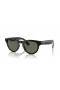 Ray-Ban RW4009 Ray-Ban / Meta Headliner M (50 - 23) / Yeşil lensler ve Siyah çerçeve Güneş Gözlüğü
