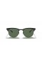 Ray-Ban RB3716 Clubmaster Metal L (51 - 21) / Yeşil lensler ve Siyah çerçeve Güneş gözlüğü