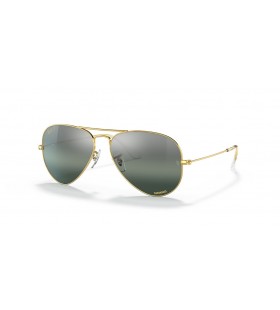 Ray-Ban RB3025 Aviator Chromance XXL (62-14) / GÃ¼mÃ¼ÅŸ lensler ve AltÄ±n Ã§erÃ§eve GÃ¼neÅŸ GÃ¶zlÃ¼ÄŸÃ¼