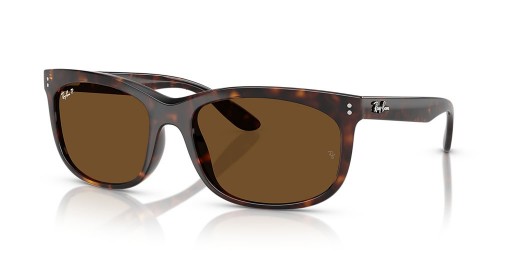 Ray-Ban RB2389 Balorette XL (60 - 19) / Marrón y lentes de Tortuga Gafas de sol de montura