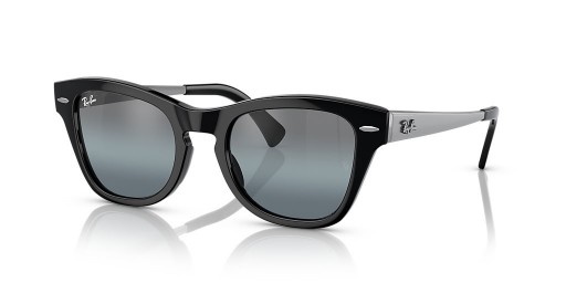 Ray-Ban RB0707SM XL (53 - 21) / Azul y lentes de marco Negro, Gafas de sol