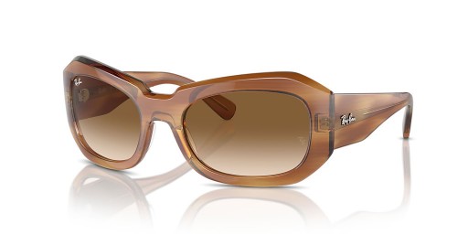 Ray-Ban RB2212 Beate M (56 - 20) / Marrón y lentes de Tortuga Gafas de sol de montura