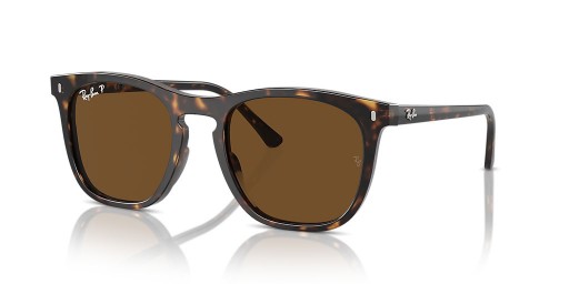 Ray-Ban RB2210 L (53 - 21) / Marrón y lentes de Tortuga Gafas de sol de montura
