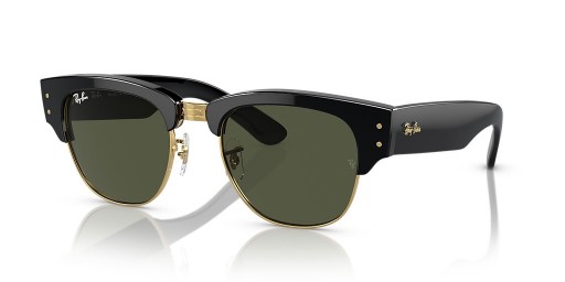Ray-Ban RB0316S Mega Clubmaster L (50 - 21) / lentes de color Verde y Negro Gafas de sol de montura
