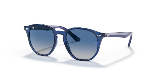 Ray-Ban RB9070S Niños S (46 - 16) / Gris lentes y Gafas de sol de montura Azul