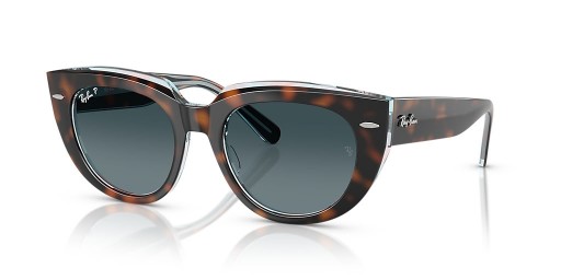 Ray-Ban RB2286 Doreen M (49 - 20) / lentes Azules y la Tortuga Gafas de sol de montura