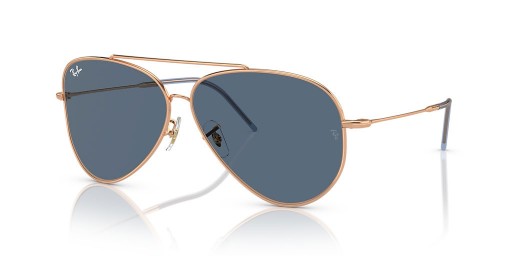 Ray-Ban RBR0101S Aviador Inversa L (59 - 11) / lentes Azules y Rosa Gafas de sol de montura