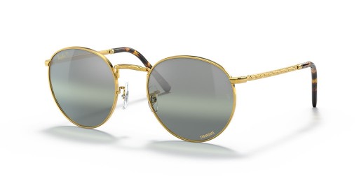 Ray-Ban RB3637 Nueva Ronda XXS (47 - 21) / de Plata y lentes de Gafas de sol de montura de Oro