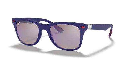 Ray-Ban RB4195M de la Scuderia Ferrari de Colección L (52 - 20) / lentes Azules y Azul Gafas de sol de montura