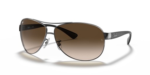 Ray-Ban RB3386 XXL (67 - 13) / Marrón lentes y Gafas de sol de montura de Plata