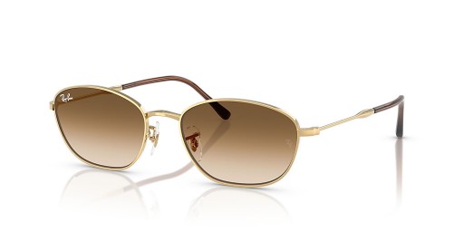 Ray-Ban RB3749 L (55 - 18) / Marrón lentes y Gafas de sol de montura de Oro