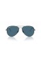 Ray-Ban RB8089 Aviator Titanium L (58 - 14) / Azul lentes y Gafas de sol de montura de Plata
