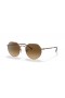 Ray-Ban RB3565 Jack L (53 - 20) / Marrón lentes y Gafas de sol de montura de Cobre