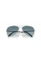 Ray-Ban RB3625 Nuevo Aviador L (58 - 14) / Azul lentes y Gafas de sol de montura de Plata