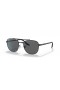 Ray-Ban RB3688 M (55 - 19) / Gris y lentes de marco Negro, Gafas de sol