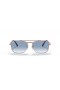 Ray-Ban RB3636 Caravana Nueva XL (58 - 15) / lentes Azules y Rosa Gafas de sol de montura