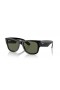 Ray-Ban RB0840S Mega Caminante M (51 - 21) / lentes de color Verde y Negro Gafas de sol de montura