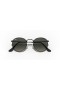 Ray-Ban RB3447N Plana Redonda Lentes L (53 - 21) / Gris y lentes de marco Negro, Gafas de sol