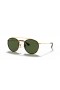 Ray-Ban RB3647N Ronda de Doble Puente M (51 - 22) / lentes de color Verde y Oro, Gafas de sol de montura