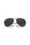 Ray-Ban RB8089 Aviator Titanium XXL (62 - 14) / lentes Negros y Gafas de sol de montura de Plata