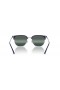 Ray-Ban RB4416 Nueva Clubmaster XL (53 - 20) / de Plata y lentes de Gafas de sol de montura Azul