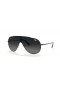 Ray-Ban RB3597 Alas XL (0 - 133) / Gris y lentes de marco Negro, Gafas de sol