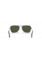 Ray-Ban RB3136 Caravan XL (58 - 15) / lentes de color Verde y Plata Gafas de sol de montura