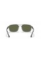 Ray-Ban RB3687 XL (61 - 17) / lentes de color Verde y Plata Gafas de sol de montura