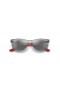 Ray-Ban RB9052SF Nuevo Caminante Niños M (50 - 15) / de Plata y lentes de color Gris Gafas de sol de montura