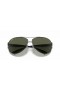 Ray-Ban RB3386 L (63 - 13) / lentes de color Verde y Plata Gafas de sol de montura