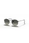 Ray-Ban RB3447N Plana Redonda Lentes L (53 - 21) / Gris y lentes de marco Negro, Gafas de sol
