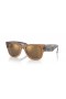 Ray-Ban RB0840S Mega Caminante M (51 - 21) / Oro lentes y Gafas de sol de montura Marrón
