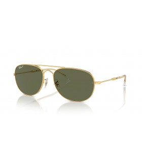 Ray-Ban RB3735 Bain Puente XL (57 - 17) / lentes de color Verde y Oro, Gafas de sol de montura
