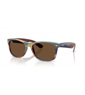 Ray-Ban RB2132 Nuevo Wayfarer Classic M (55 - 18) / Marrón lentes y Gafas de sol de montura Marrón