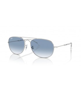 Ray-Ban RB3735 Bain Puente XL (57 - 17) / Azul lentes y Gafas de sol de montura de Plata