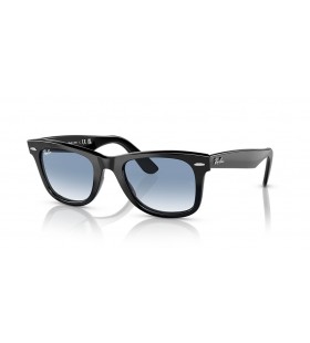 Ray-Ban RB2140F Original Wayfarer Classic L (52 - 22) / Azul y lentes de marco Negro, Gafas de sol