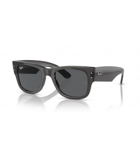 Ray-Ban RB0840S Mega Caminante M (51 - 21) / Gris y lentes de marco Negro, Gafas de sol