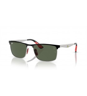 Ray-Ban RB3726M de la Scuderia Ferrari de Colección XL (57 - 18) / lentes de color Verde y Negro Gafas de sol de montura