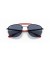 Ray-Ban RB3662M سكوديريا فيراري مجموعة XL (59 - 17) / الأزرق العدسات و النظارات الشمسية الإطار الفضي