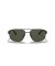 Ray-Ban RB3663 XL (60 - 17) / الأخضر العدسات و النظارات الشمسية الإطار الأسود