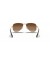 Ray-Ban RB9506S الطيار الاطفال M (50 - 13) / بني العدسات الذهب الإطار النظارات الشمسية