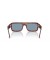 Ray-Ban RB4454 لوكاس الحيوي القائم XL (56 - 20) / الأزرق العدسات البني نظارات الإطار